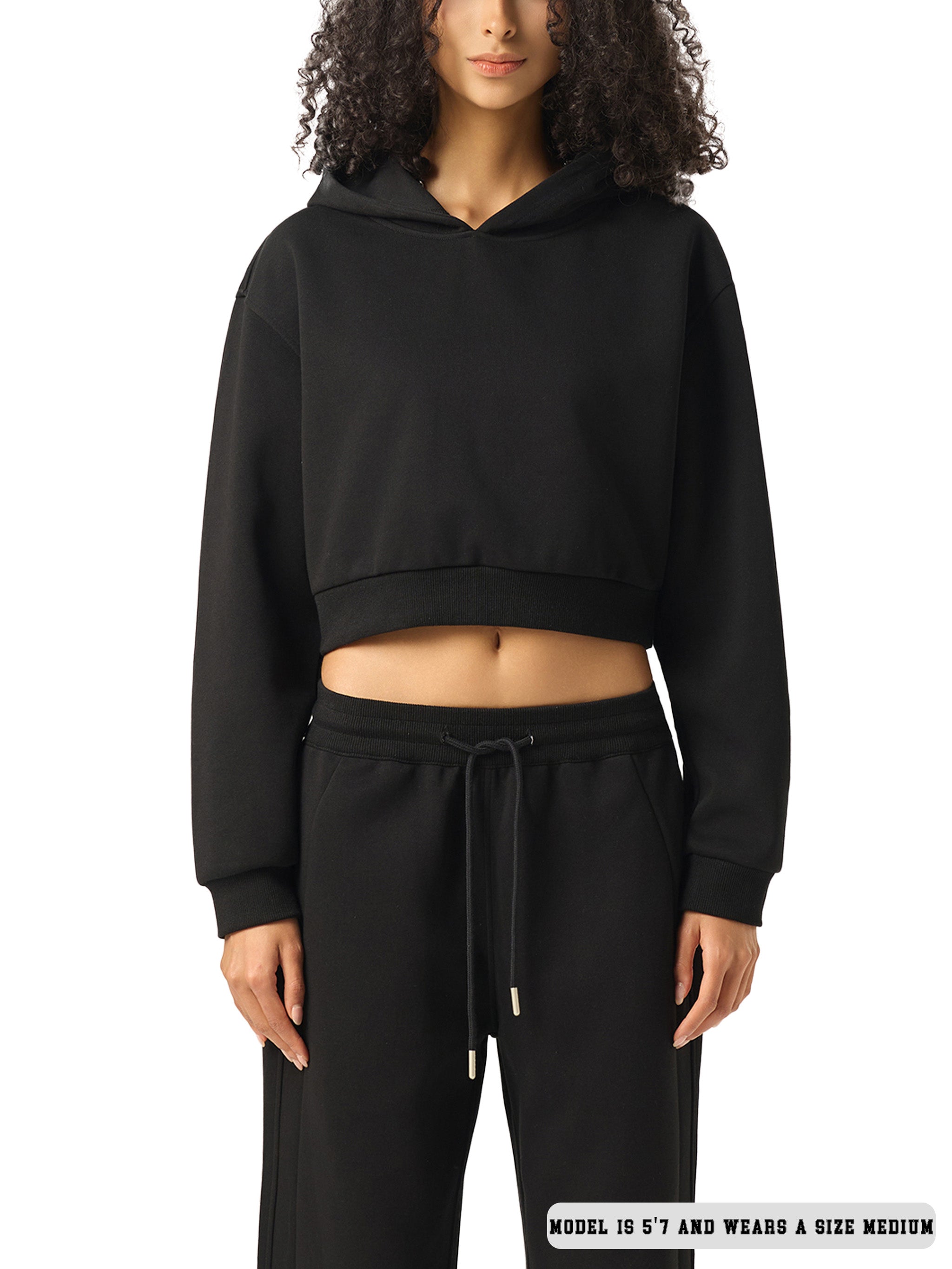 Essential Cropped Hoodie