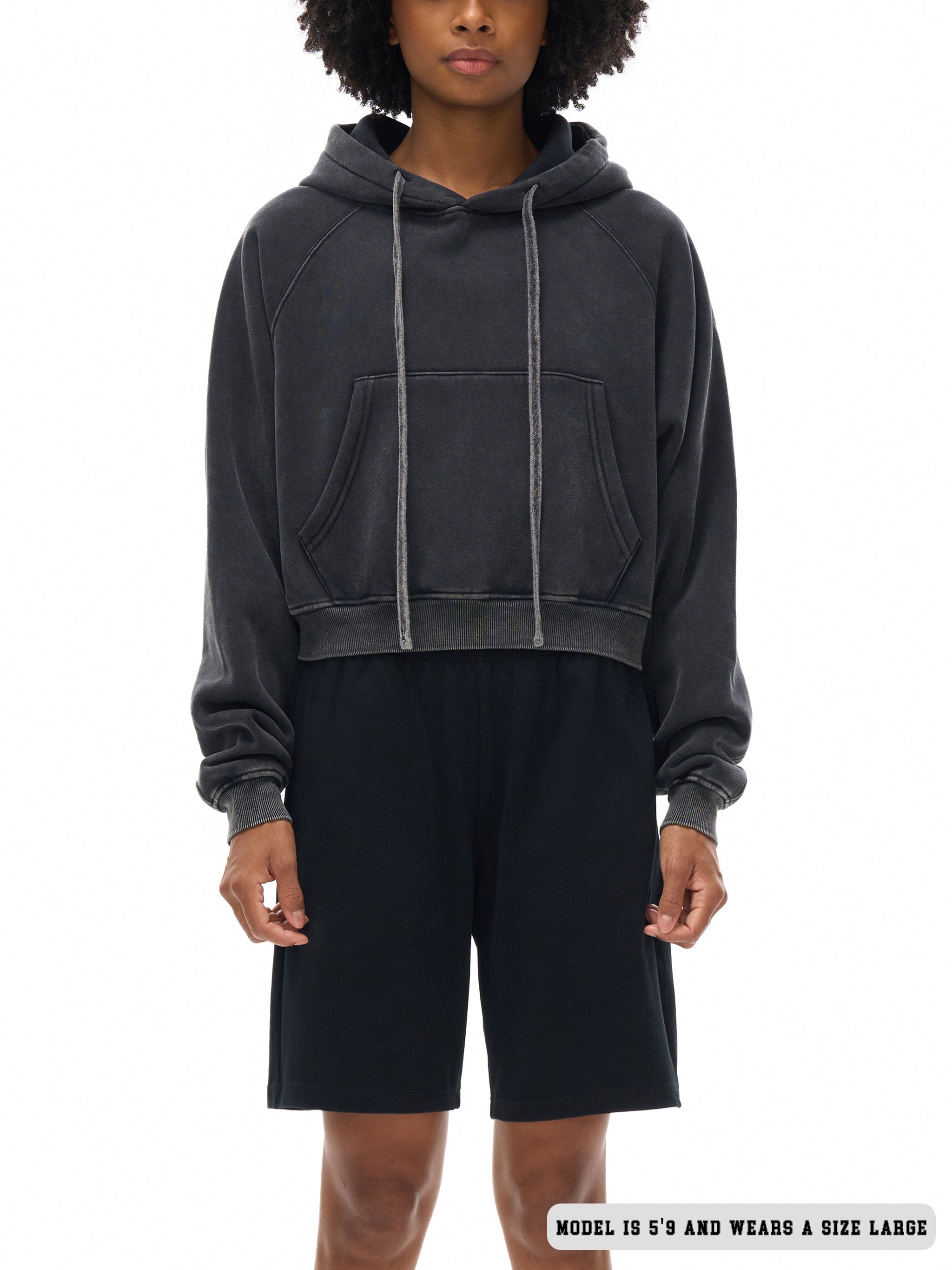Snow Washed Boxy Hoodie