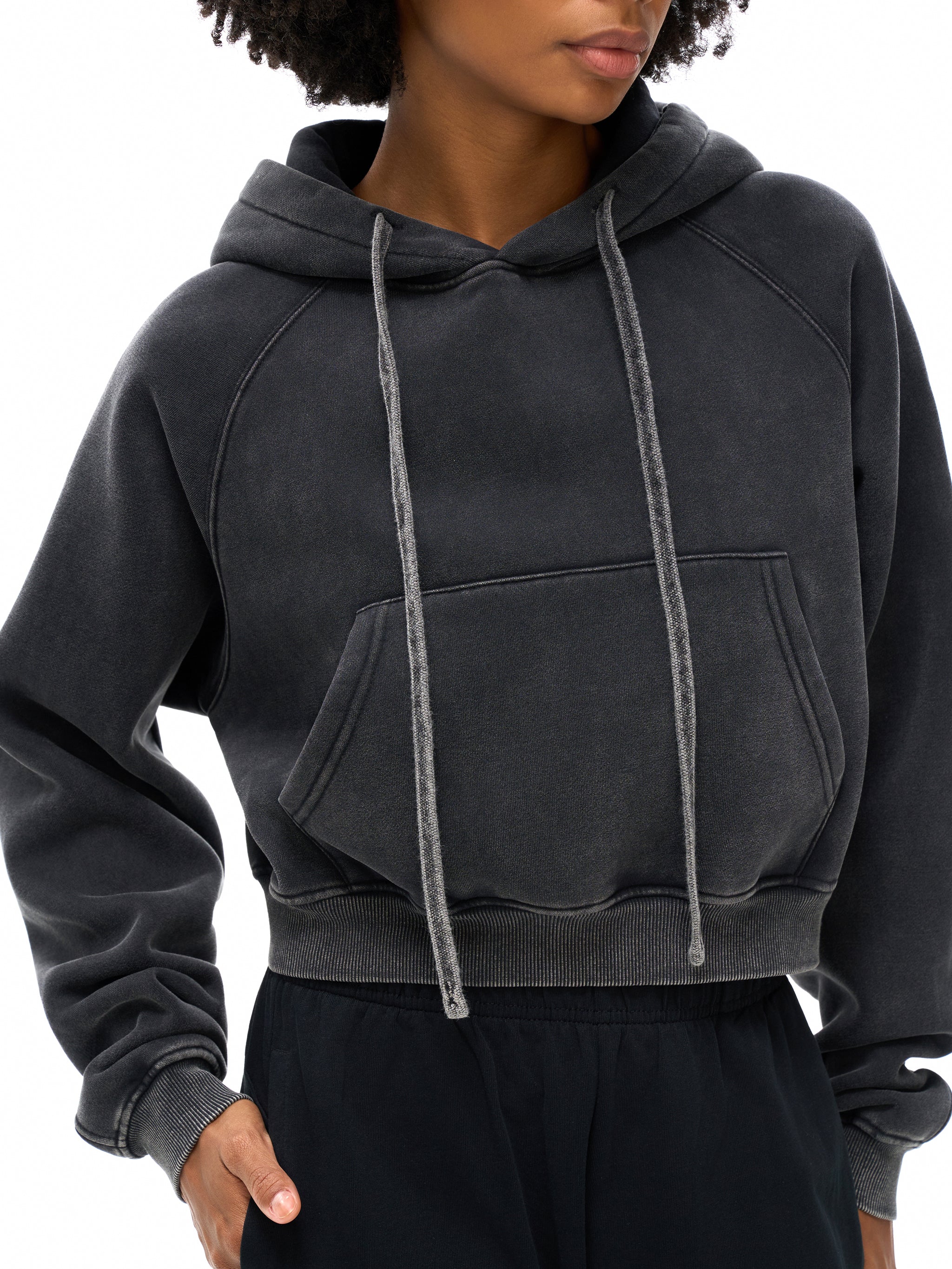Snow Washed Boxy Hoodie