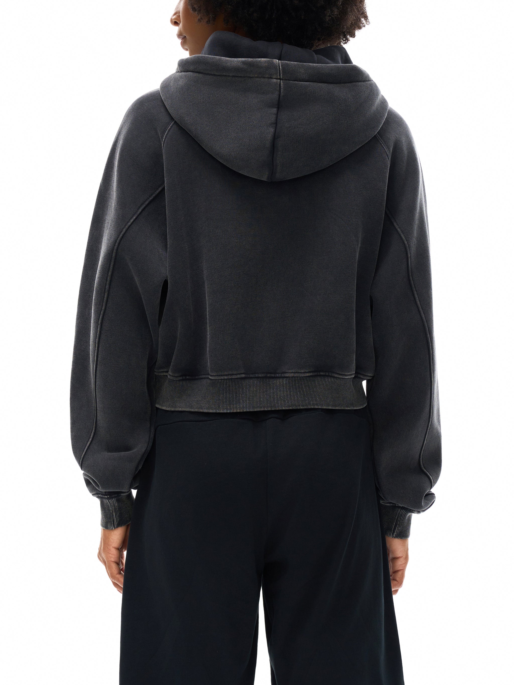 Snow Washed Boxy Hoodie