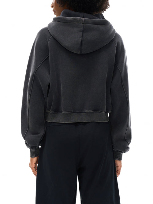 Snow Washed Boxy Hoodie